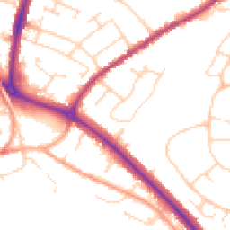 Daytime road noise heatmap for CO4 3BB