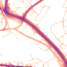 Daytime road noise heatmap for CO4 3BH