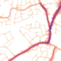 Daytime road noise heatmap for CO4 3EE