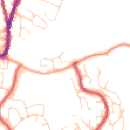 Daytime road noise heatmap for CO4 3EW