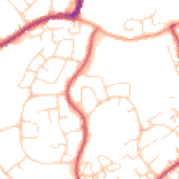Daytime road noise heatmap for CO4 3LJ