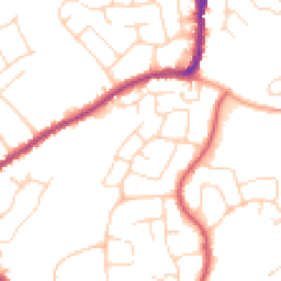 Daytime road noise heatmap for CO4 3NJ