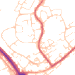 Daytime road noise heatmap for CO4 3QA