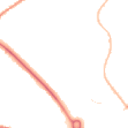 Night-time road noise heatmap for CO4 3QU