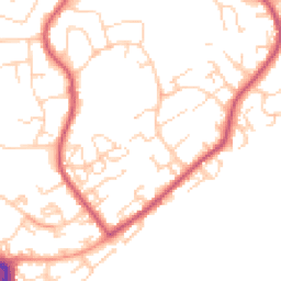 Daytime road noise heatmap for CO4 3SJ