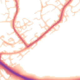 Daytime road noise heatmap for CO4 3TZ