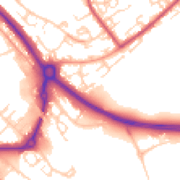 Daytime road noise heatmap for CO4 3UN