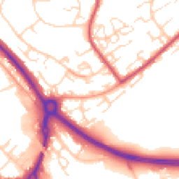 Daytime road noise heatmap for CO4 3US
