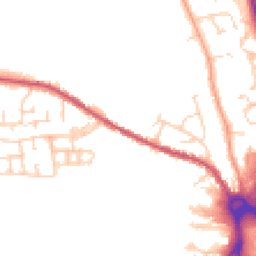 Daytime road noise heatmap for CO4 5AH