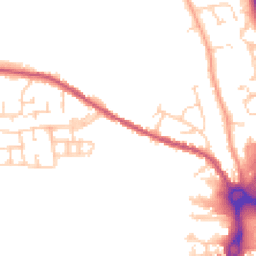 Daytime road noise heatmap for CO4 5AJ