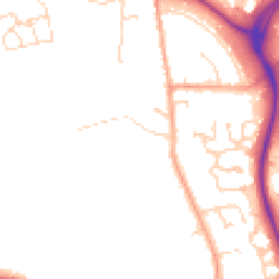 Daytime road noise heatmap for CO4 5ED
