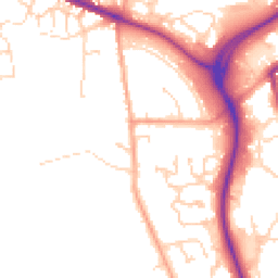 Daytime road noise heatmap for CO4 5EG