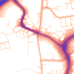Daytime road noise heatmap for CO4 5ET