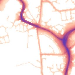 Daytime road noise heatmap for CO4 5EW