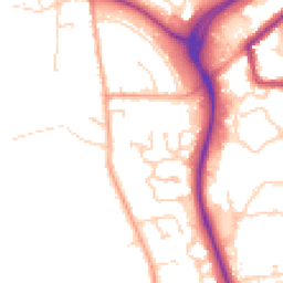 Daytime road noise heatmap for CO4 5FD