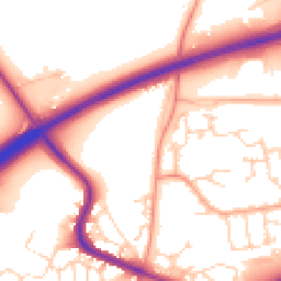 Daytime road noise heatmap for CO4 5FX