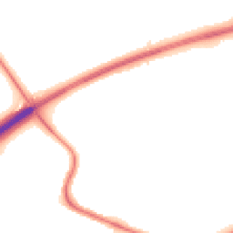 Night-time road noise heatmap for CO4 5FX