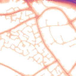 Daytime road noise heatmap for CO4 5GL