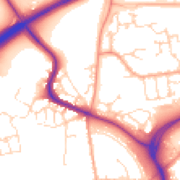 Daytime road noise heatmap for CO4 5HB