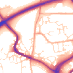 Daytime road noise heatmap for CO4 5HE