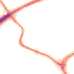 Night-time road noise heatmap for CO4 5JH