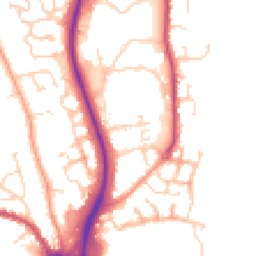 Daytime road noise heatmap for CO4 5SD