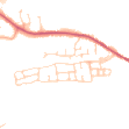 Daytime road noise heatmap for CO4 5SE