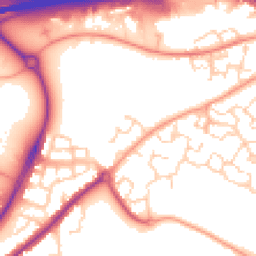 Daytime road noise heatmap for CO4 5XQ