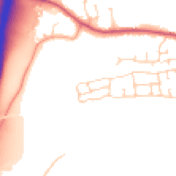 Daytime road noise heatmap for CO4 5XU