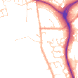 Daytime road noise heatmap for CO4 5XY