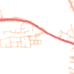 Daytime road noise heatmap for CO4 5YL