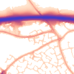 Daytime road noise heatmap for CO4 5ZQ