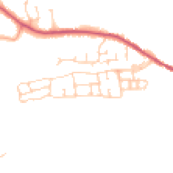 Daytime road noise heatmap for CO4 5ZU