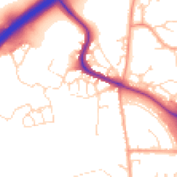 Daytime road noise heatmap for CO4 6AA