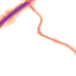 Night-time road noise heatmap for CO4 6AD