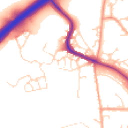 Daytime road noise heatmap for CO4 6AF