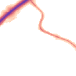 Night-time road noise heatmap for CO4 6AF