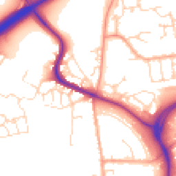 Daytime road noise heatmap for CO4 6AQ