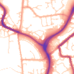 Daytime road noise heatmap for CO4 6AW