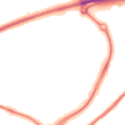 Night-time road noise heatmap for CO4 6BD