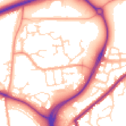 Daytime road noise heatmap for CO4 6BL