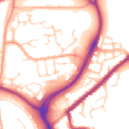 Daytime road noise heatmap for CO4 6BN