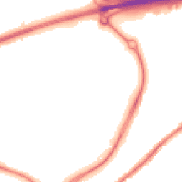 Night-time road noise heatmap for CO4 6BX