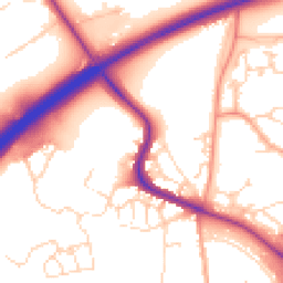 Daytime road noise heatmap for CO4 6EF