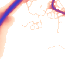 Daytime road noise heatmap for CO4 6EL