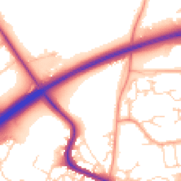 Daytime road noise heatmap for CO4 6EZ