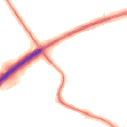 Night-time road noise heatmap for CO4 6FB