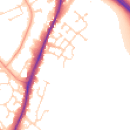 Daytime road noise heatmap for CO4 9AN