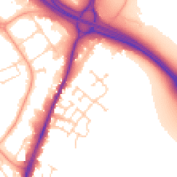 Daytime road noise heatmap for CO4 9BH