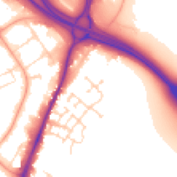 Daytime road noise heatmap for CO4 9BN